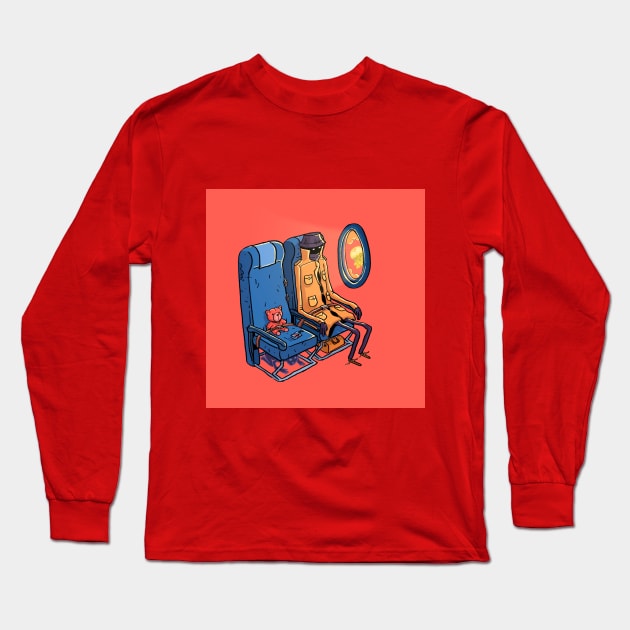 FLIGHT BUDDY Long Sleeve T-Shirt by DUST2196